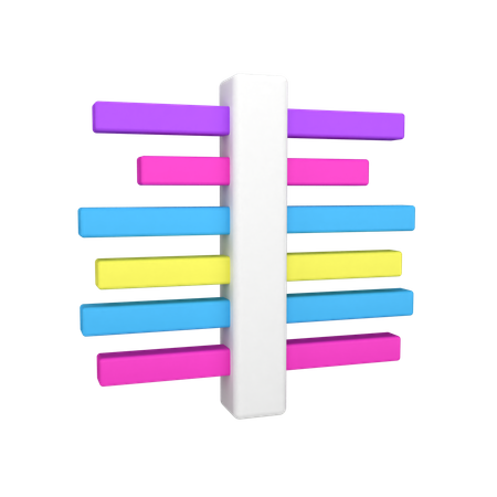 Bar Chart  3D Icon