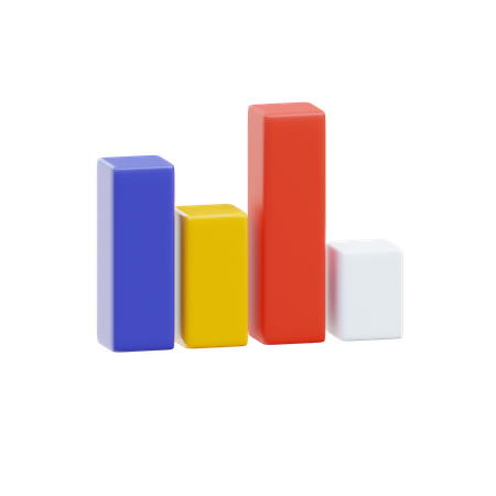 Bar Chart  3D Icon