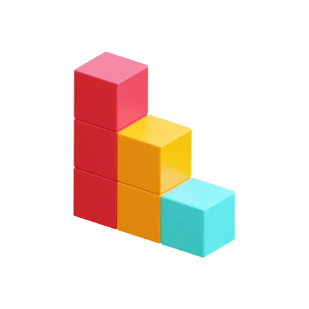 Bar Chart  3D Illustration