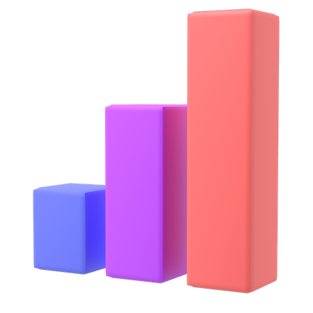 Bar Chart  3D Illustration