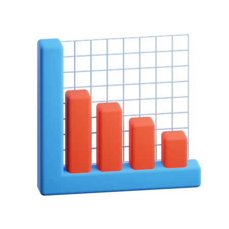 Bar Chart  3D Illustration