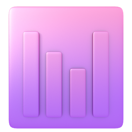 Bar Chart  3D Illustration