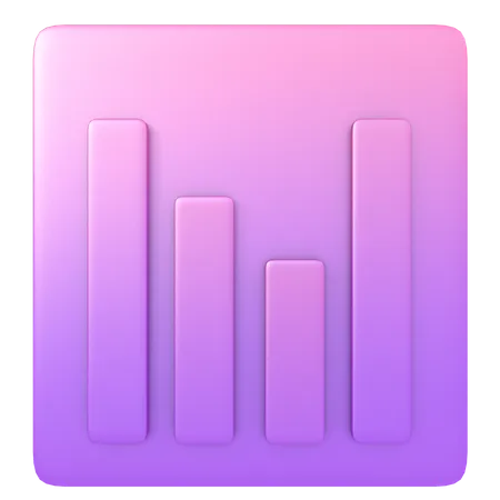 Bar Chart  3D Illustration