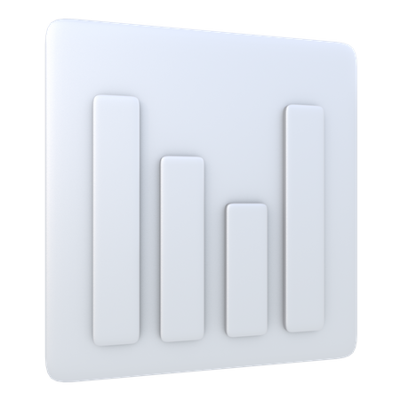 Bar Chart  3D Illustration