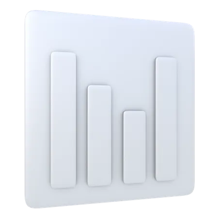 Bar Chart  3D Illustration