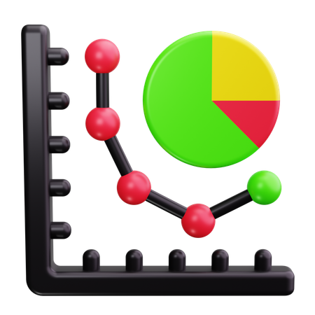 Bar Graph  3D Icon