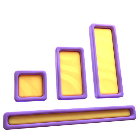 Bar Graph  3D 아이콘
