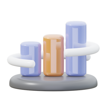 Bar Graph  3D 아이콘