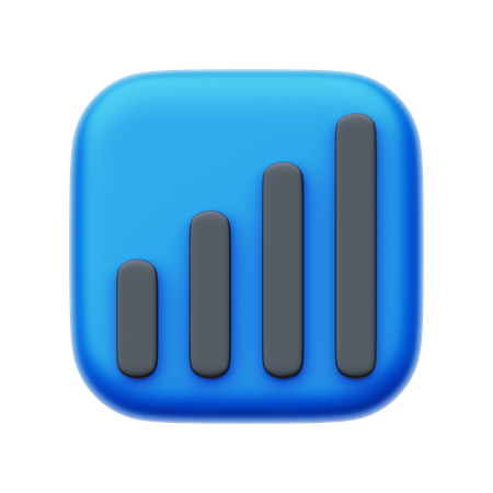 Bar Graph  3D 아이콘