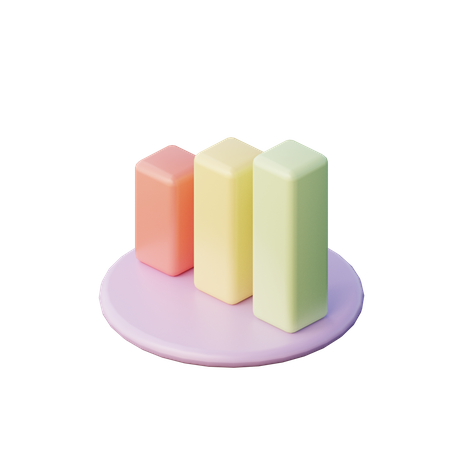 Bar Graph  3D Illustration