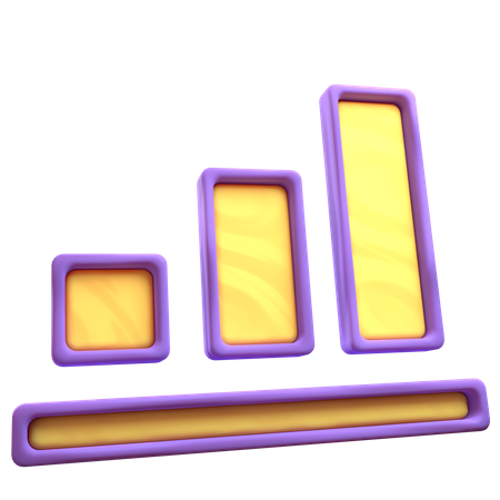 Bar Graph  3D Illustration