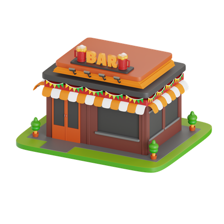 Bar Shop  3D Icon