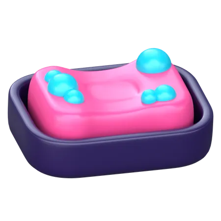 Bar Soap 3 D Skincare Icon 3D Icon