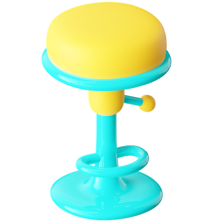 Bar Stool  3D Icon