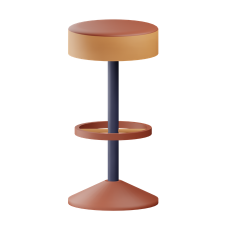 Bar Stool  3D Icon