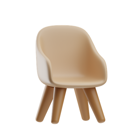 Bar Stool Chair  3D Icon