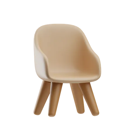 Bar Stool Chair  3D Icon