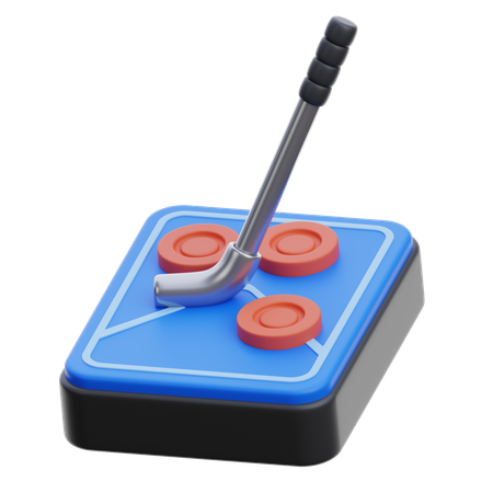 Shuffleboard de convés  3D Icon