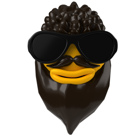 Emoji de barba  3D Icon