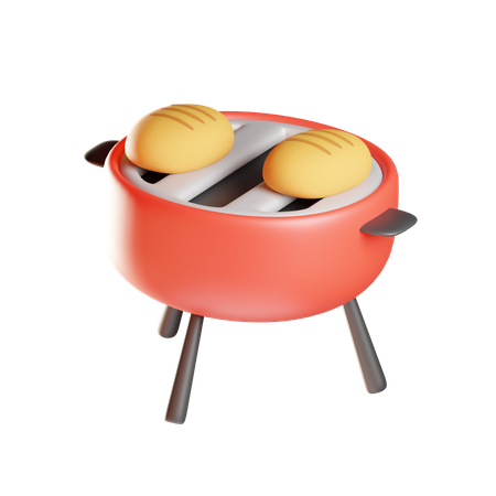 Parilla  3D Icon