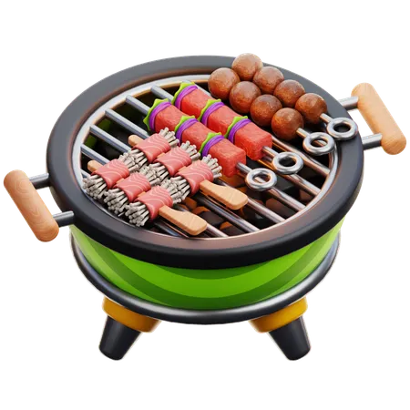 Barbacoa  3D Icon