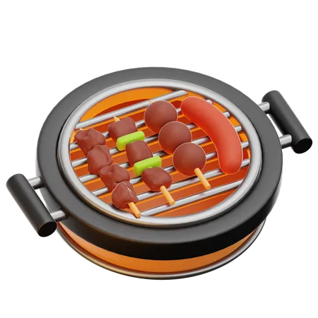 Barbacoa  3D Icon