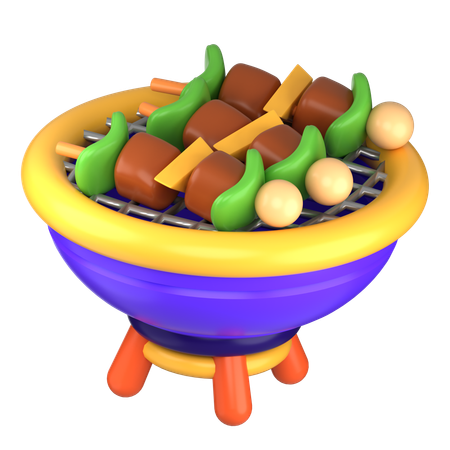 Barbacoa  3D Icon