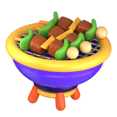 Barbacoa  3D Icon