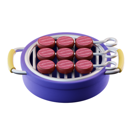 Barbacoa  3D Icon