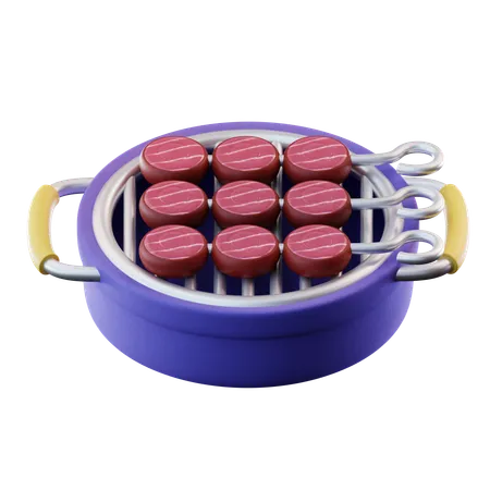 Barbacoa  3D Icon