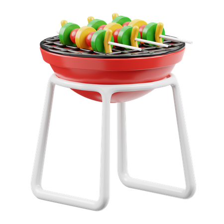 Barbacoa  3D Illustration