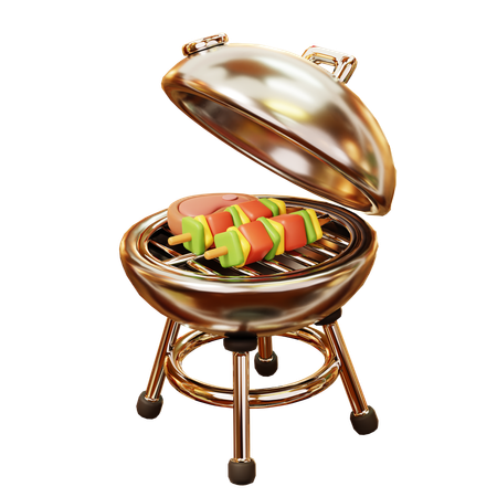 Kebab barbacoa  3D Icon