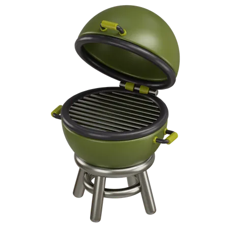 Parrilla de barbacoa  3D Icon