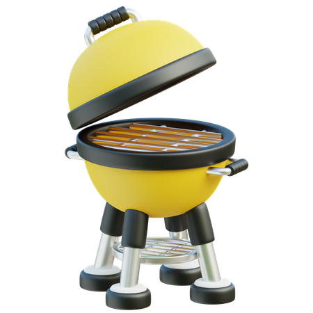 Parrilla de barbacoa  3D Icon