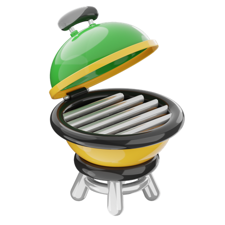 Parrilla de barbacoa  3D Icon