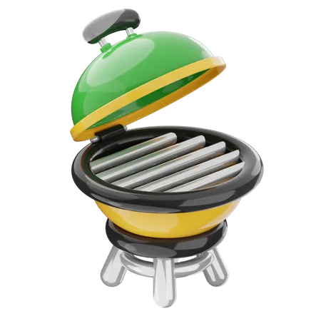 Parrilla de barbacoa  3D Icon