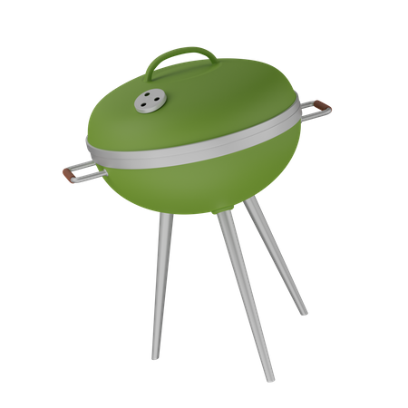 Parrilla de barbacoa  3D Illustration