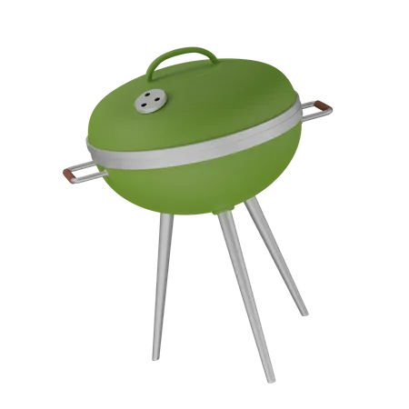 Parrilla de barbacoa  3D Illustration