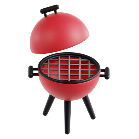 Parrilla de barbacoa  3D Icon