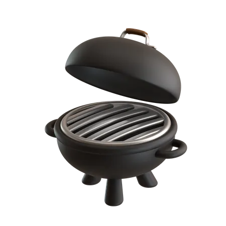 Parrilla de barbacoa  3D Icon