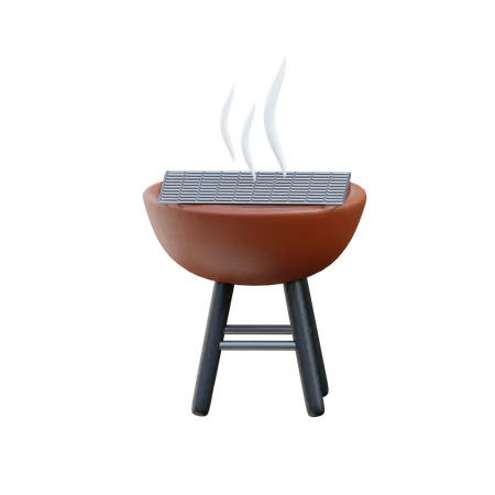 Parrilla de barbacoa  3D Icon