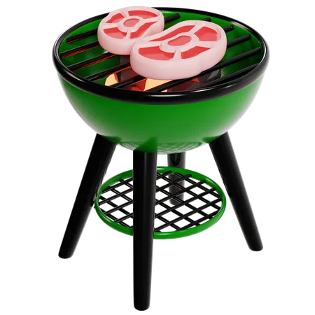 Barbacoa para acampar  3D Icon