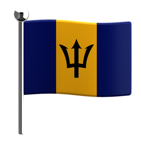 Barbados  3D Icon