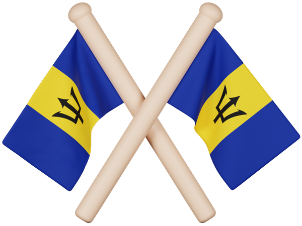 Barbados Flag  3D Icon