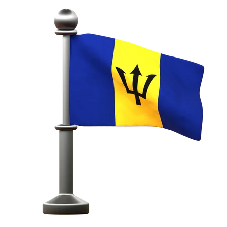 Barbados Flag  3D Icon