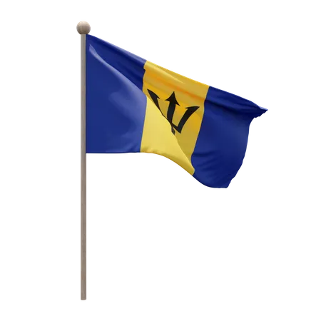 Mastro de barbados  3D Flag