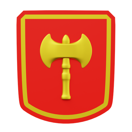 Barbarian Emblem  3D Icon