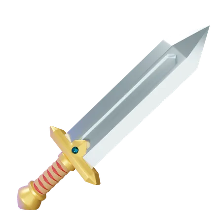 Barbarian Sword  3D Icon