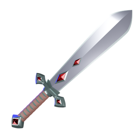 Barbarian Sword  3D Icon