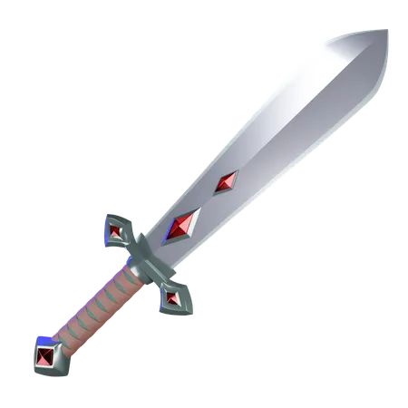 Barbarian Sword  3D Icon